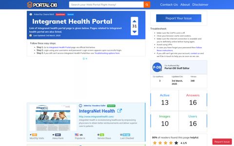 Integranet Health Portal