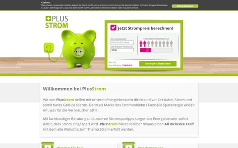 Willkommen bei PlusStrom | PlusStrom