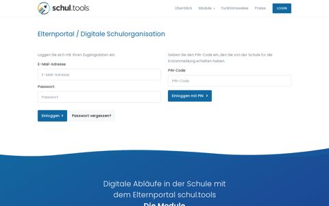 schul.tools - digitale Schulabläufe