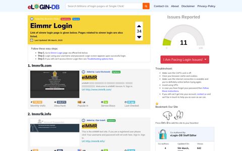 Eimmr Login - A database full of login pages from all over the ...
