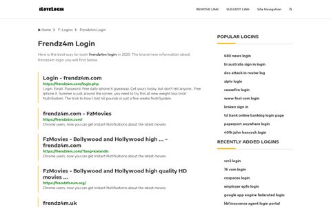 Frendz4m Login ❤️ One Click Access - iLoveLogin