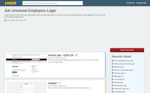Job Universal Employers Login - Loginii.com