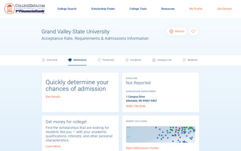Grand Valley State University Acceptance Rate, Requirements ...