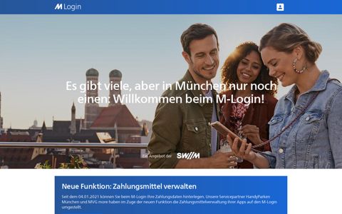 M-Login | Ihr Zugang zu vielen digitalen Services in München