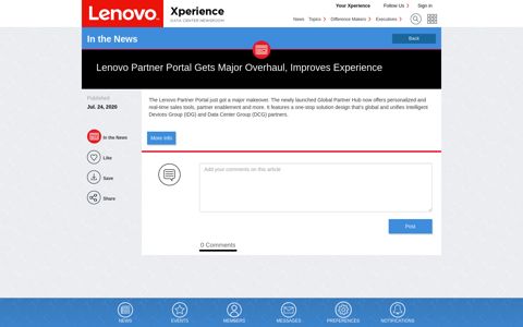 Lenovo Partner Portal Gets Major Overhaul, Improves ...