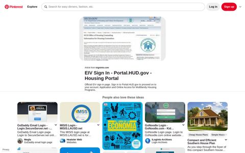 EIV Sign In | Signs - Pinterest