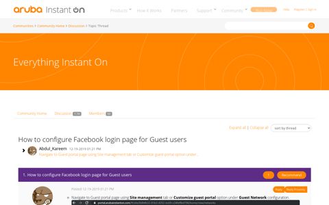 How to configure Facebook login page for Guest users ...