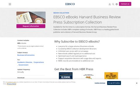 EBSCO eBooks Harvard Business Review Press Subscription ...