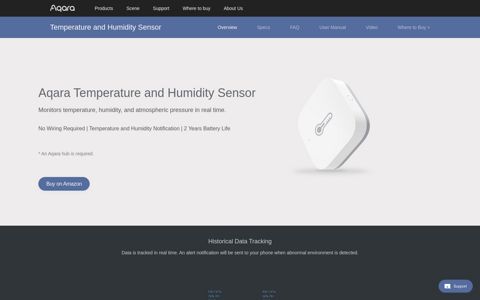 Wireless Smart Temperature Humidity Sensor | Aqara