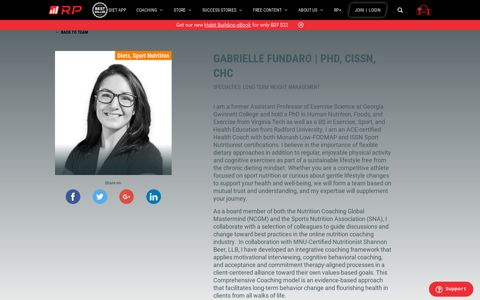 Gabrielle Fundaro | PhD, CISSN ... - Renaissance Periodization