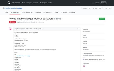 how to enable flexget Web UI password · Issue #3668 - GitHub
