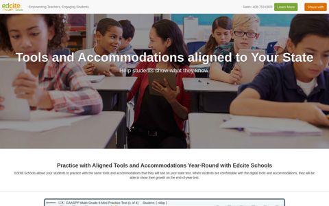 Student-Tools-and-Accommodations | Edcite