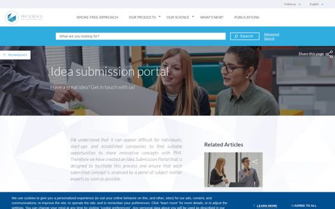 Idea submission portal | PMI Science