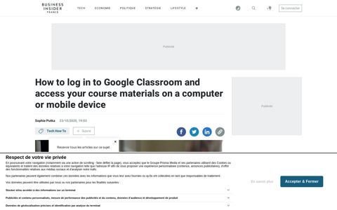 How to log in to Google Classroom on any device - Business ...