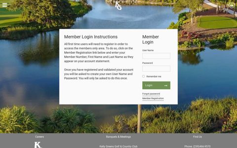 Login - Kelly Greens Golf & Country Club - Fort Myers, FL