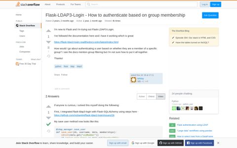 Flask-LDAP3-Login - How to authenticate based on group ...