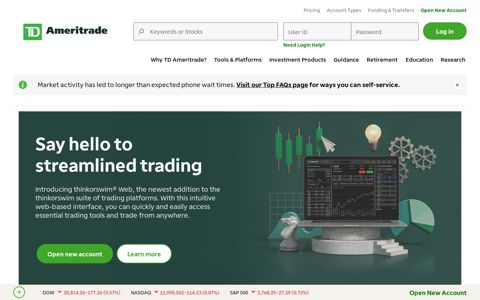 TD Ameritrade: Online Stock Trading, Investing, Online ...