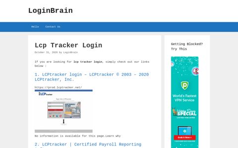 Lcp Tracker - Lcptracker Login - Lcptracker © 2003 - 2020 ...