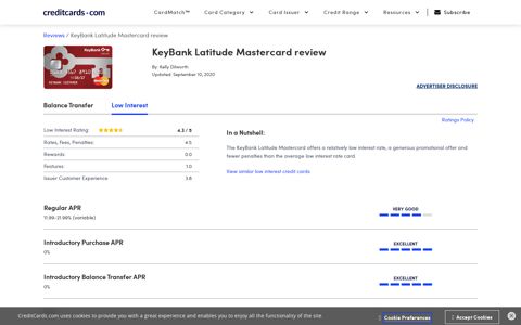 KeyBank Latitude Mastercard Review | CreditCards.com