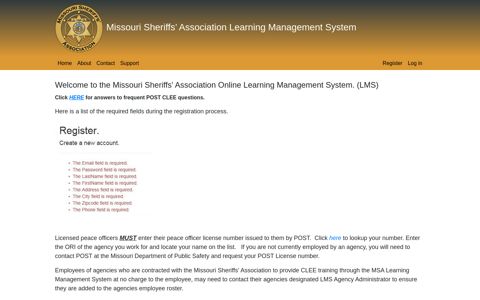 MSA Learning Management