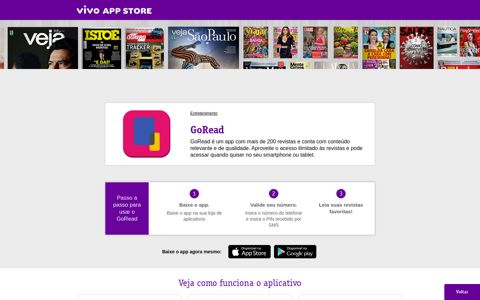 GoRead | Controle | VIVO App Store