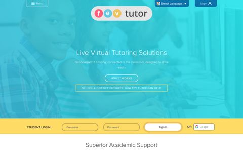 FEV Tutor - Live, 1:1 Virtual Tutoring Solutions
