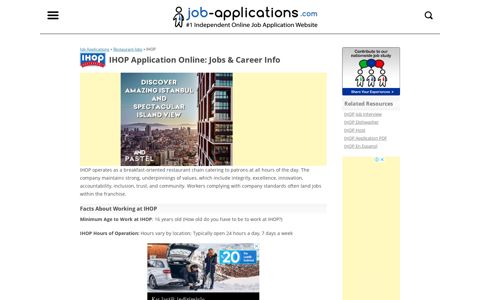 IHOP Application, Jobs & Careers Online - Job-Applications.com