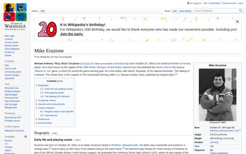 Mike Eruzione - Wikipedia