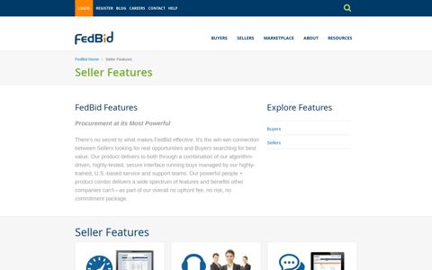 FedBid Seller Features - FedBid