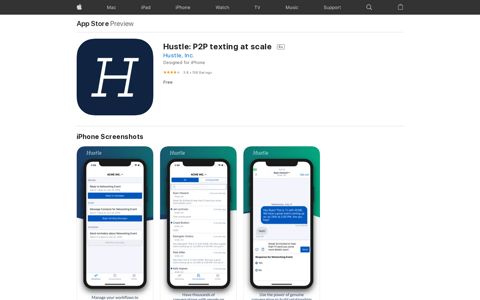 ‎Hustle: P2P texting at scale on the App Store