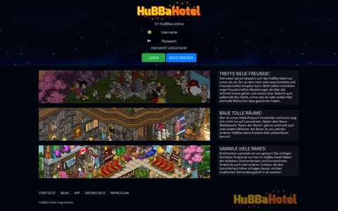 HuBBa: Habbo Retro Hotel mit gratis Talern seit 2006