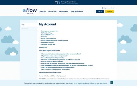 My Account - eFlow