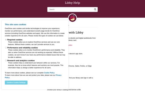 Getting started with Libby - Libby Help