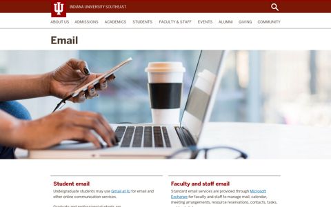 Email: Email: Indiana University Southeast - IU Southeast