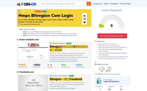 Hmps Bitregion Com Login - A database full of login pages ...