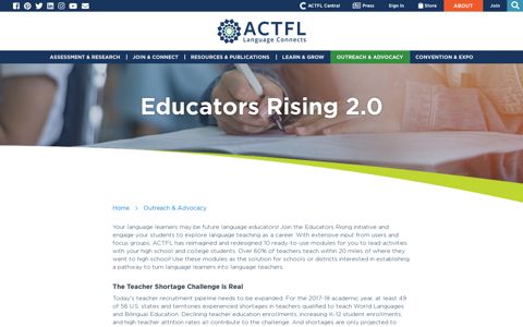 Educators Rising 2.0 | ACTFL