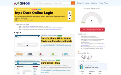 Inps Durc Online Login