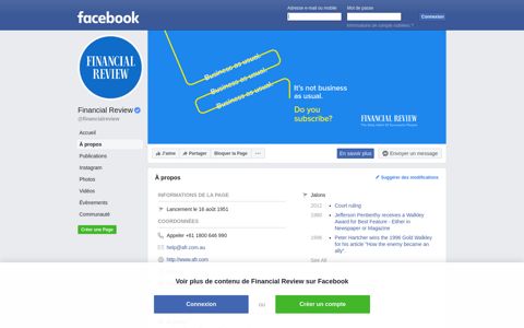 Financial Review - About | Facebook