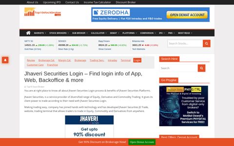 Jhaveri Securities Login - Find login of Trading App ...