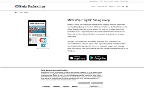 KN/SZ ePaper: digitale Zeitung als App | my Media Store