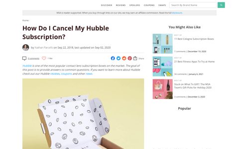 How Do I Cancel My Hubble Subscription? | MSA