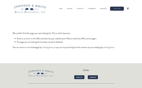 Client Login | Johnson & White