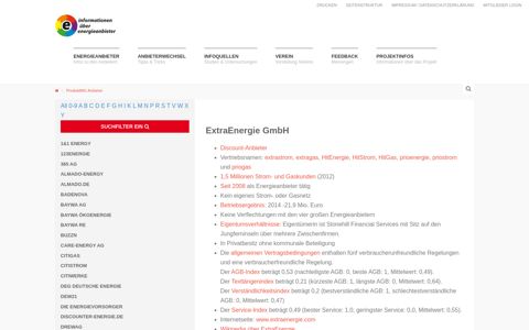 ExtraEnergie GmbH - energieanbieterinformation.de