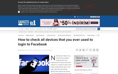 How to check all devices that you ever used to login to Facebook