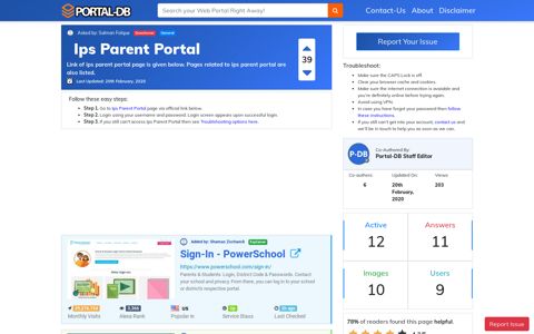 Ips Parent Portal