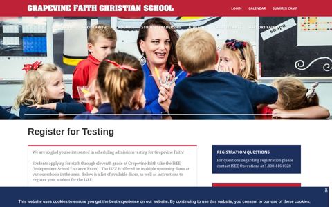 Register for Testing - Grapevine Faith Christian School
