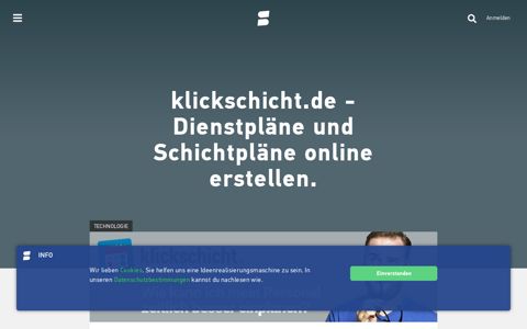 klickschicht.de - Dienstpläne und Schichtpläne online erstellen.