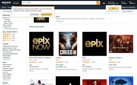EPIX - Amazon.com