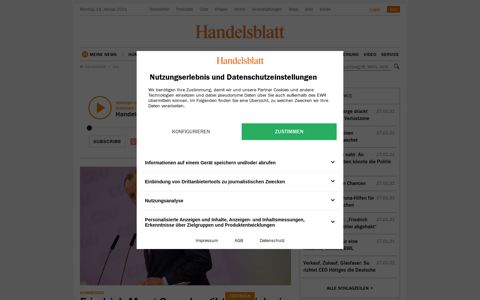 Abo-Service - Handelsblatt Online