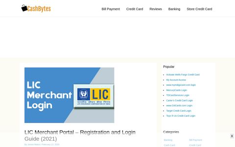 LIC Merchant Portal - Registration and Login Guide (2020 ...